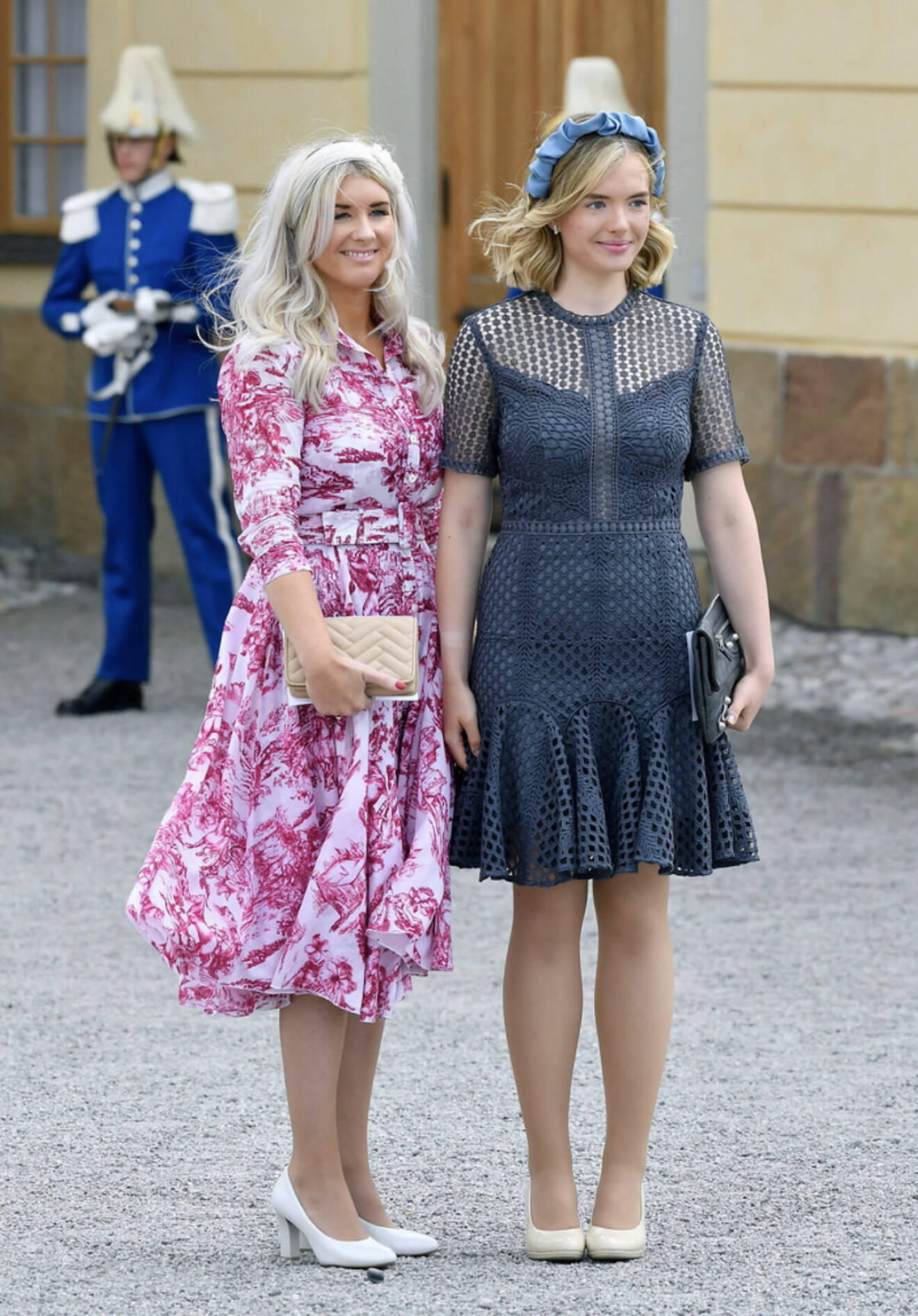 Prinsessan Sofias väninna Cajsa Larsson med dottern Tiara Larsson