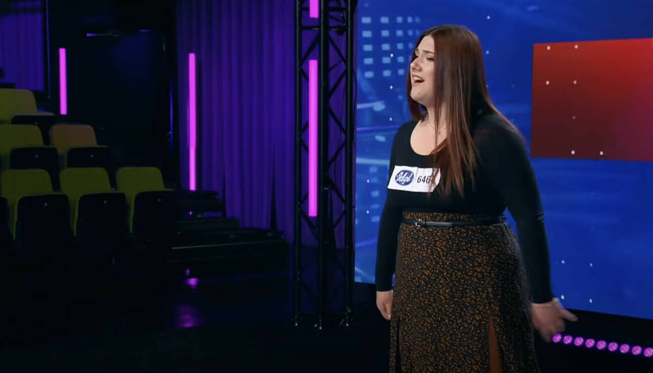Annika Wickihalder gör sin första audition idol 2021