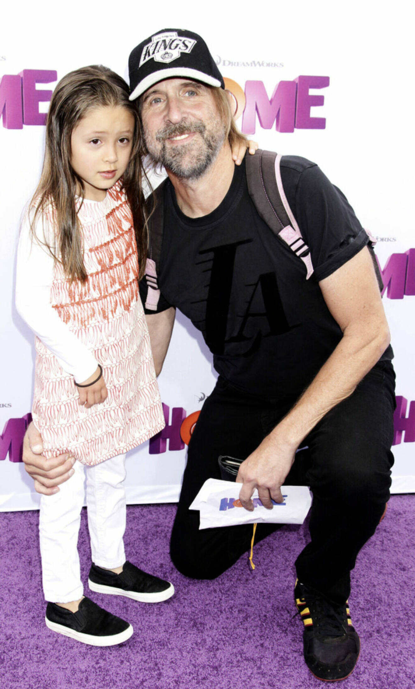 Peter Stormare och dottern Kaiya på röda mattan 2015