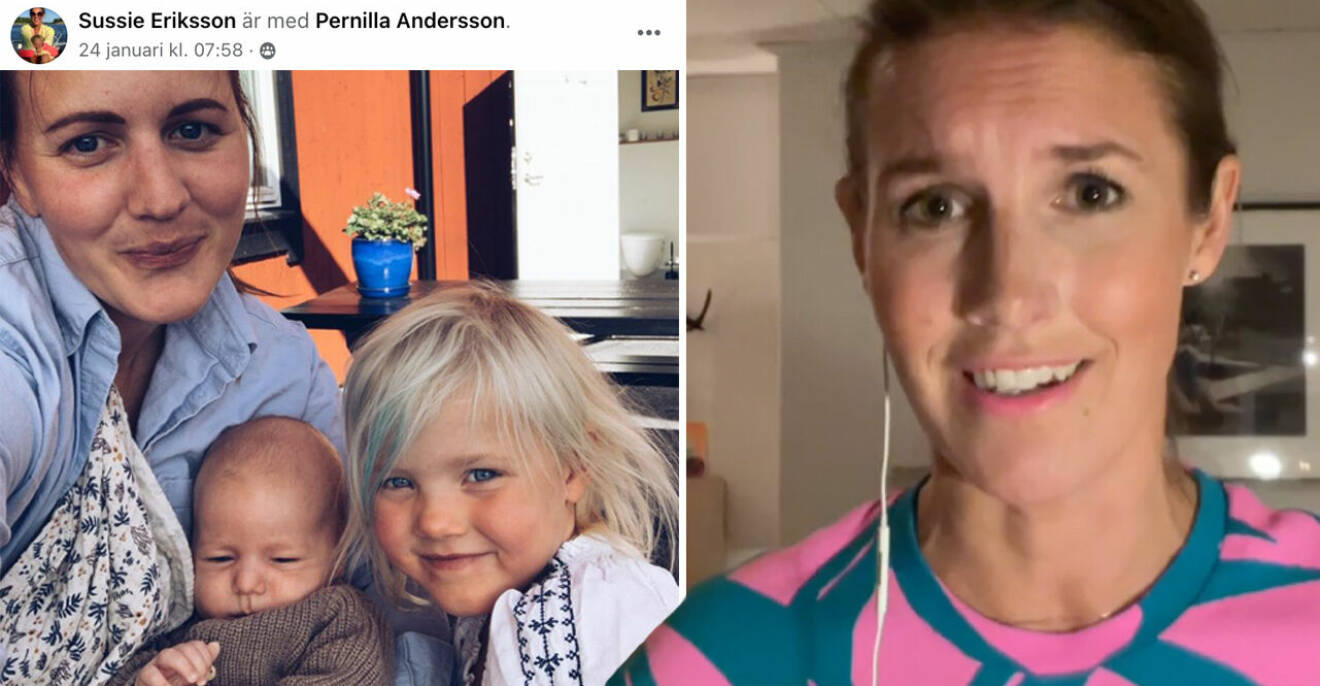 Pernilla Andersson och bonusdottern Stella samt Stellas mamma Sussie Eriksson.