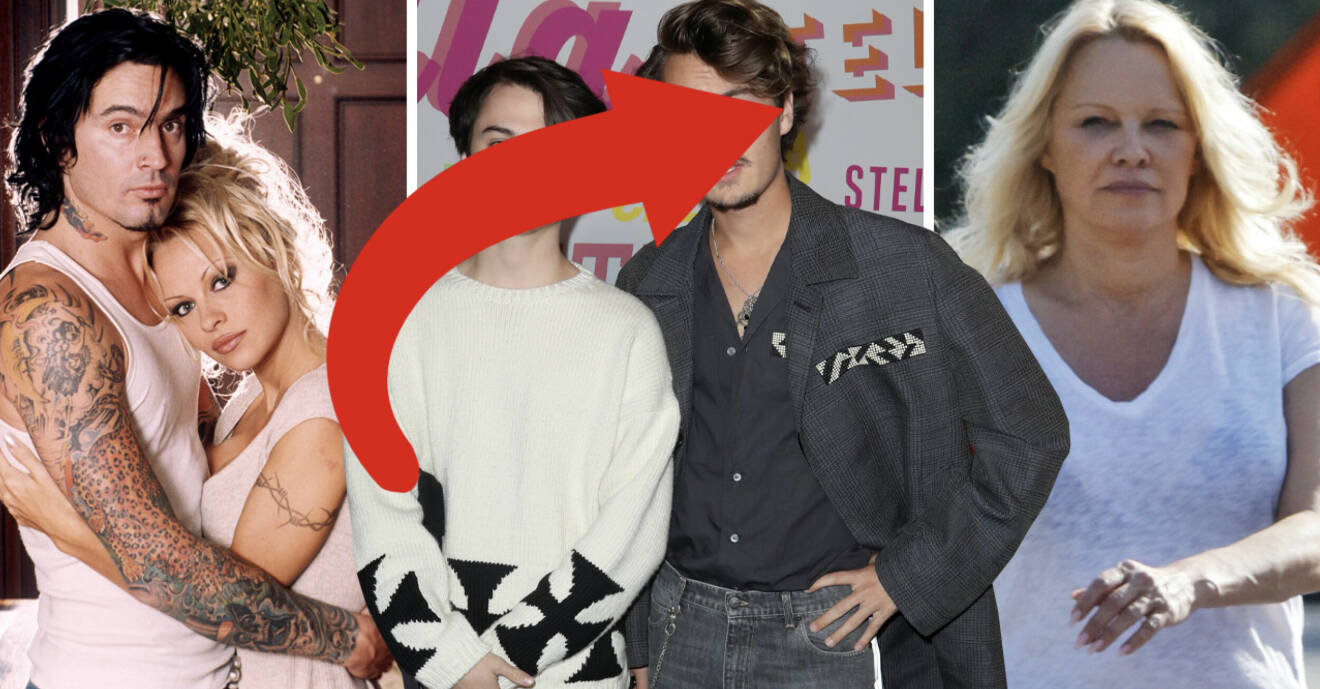 Pamela Anderson och Tommy-Lee har två barn