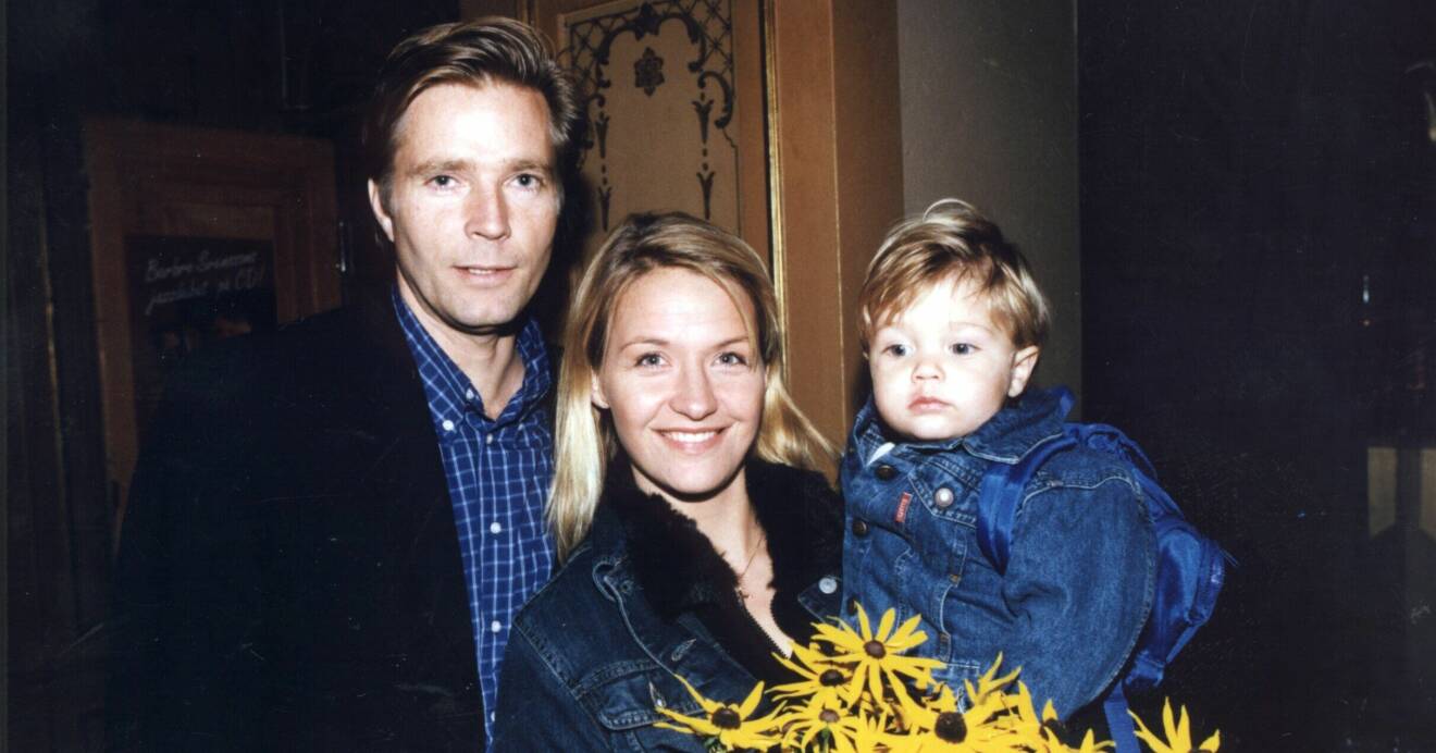 Kristin Kaspersen, Martin Lamprecht och sonen Filip, 1998
