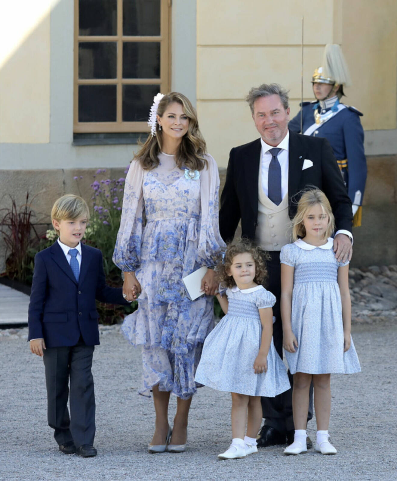 Prinsessan Madeleine med sin familj