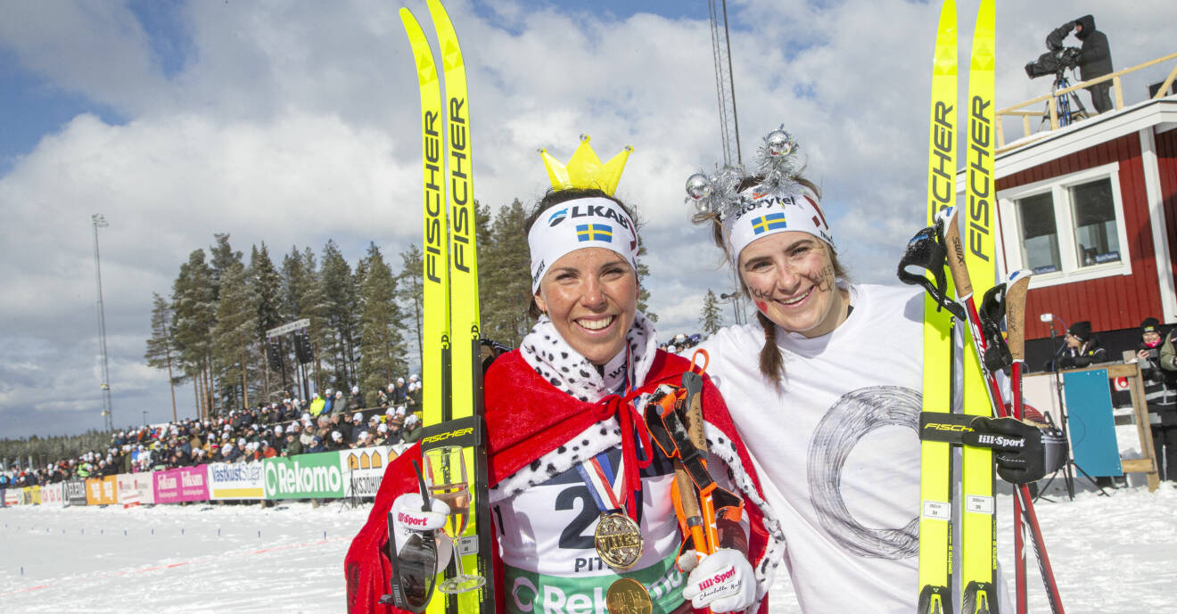 Charlotte Kalla och Ebba Andersson