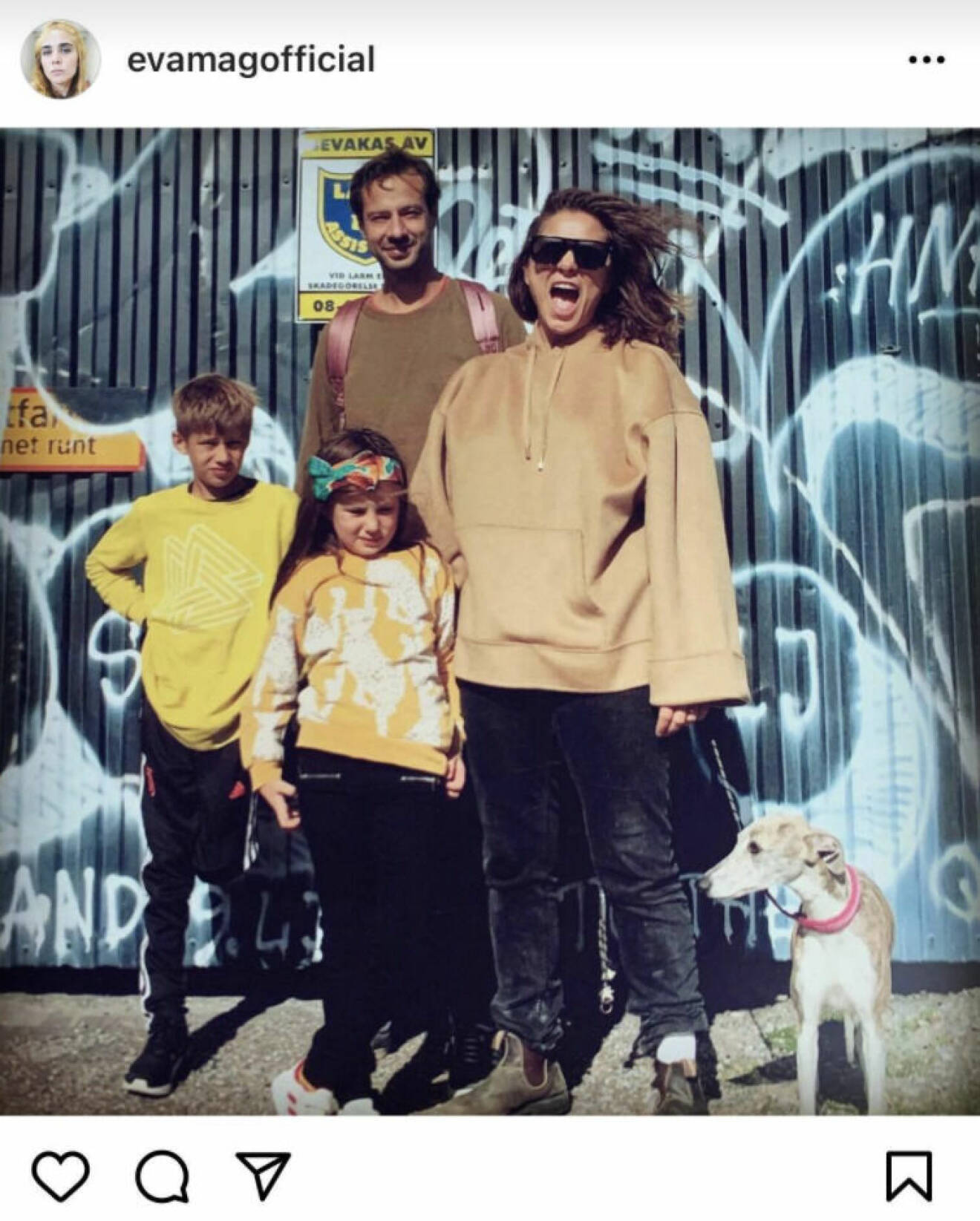 Familjen Holm/Mag på Instagram