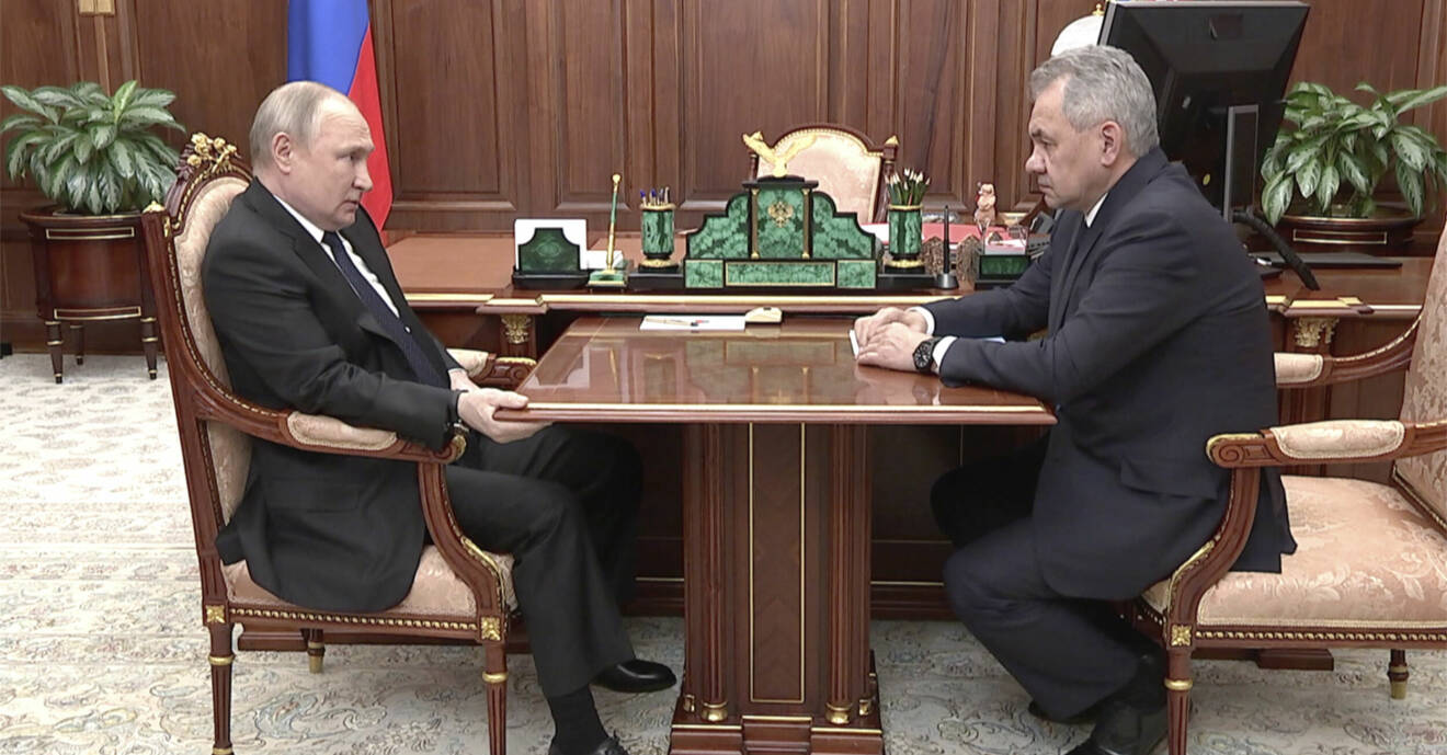 Vladimir Putin och Sergej Sjojgu