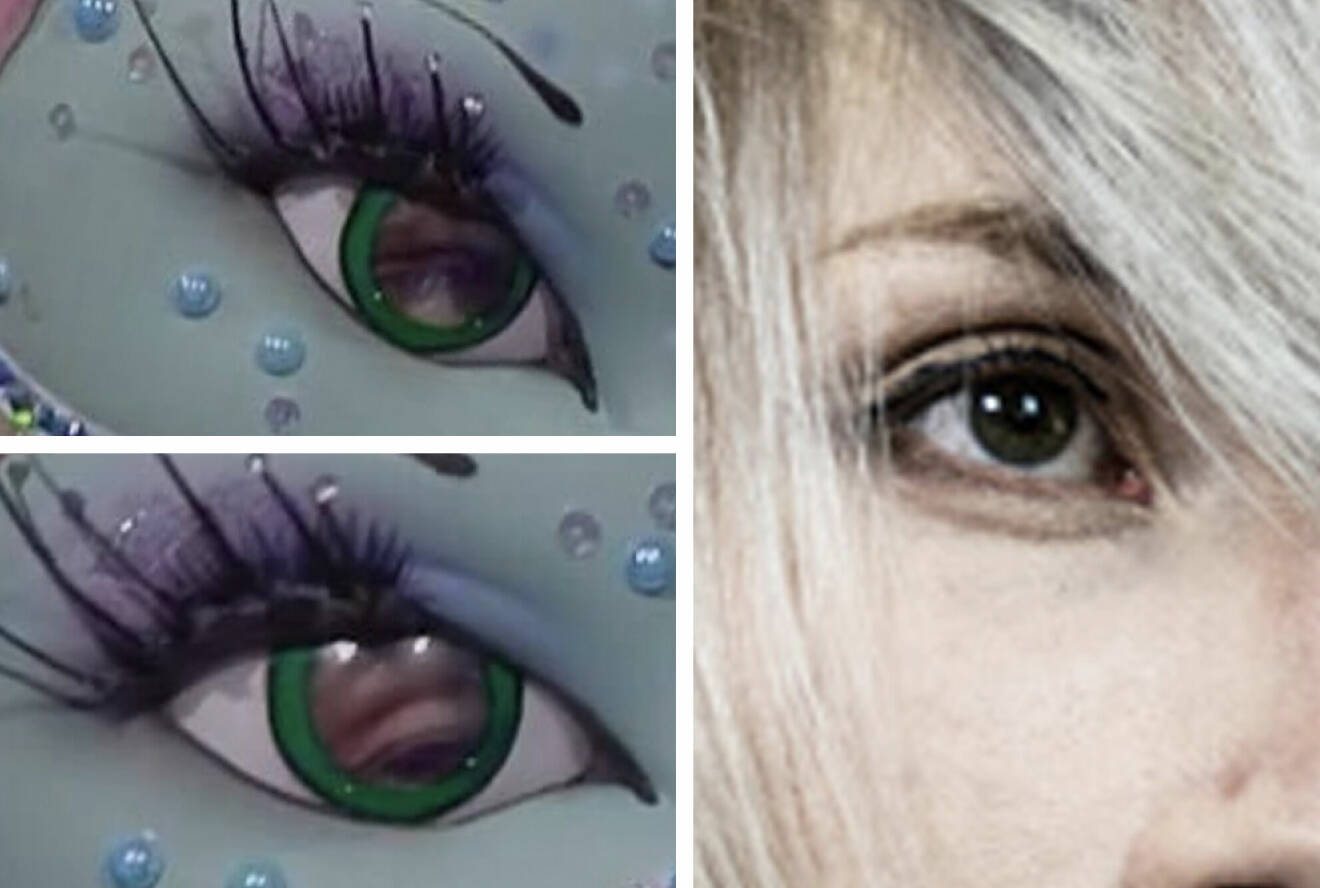 Bilder på Sjöjungfruns öga och Yohios öga