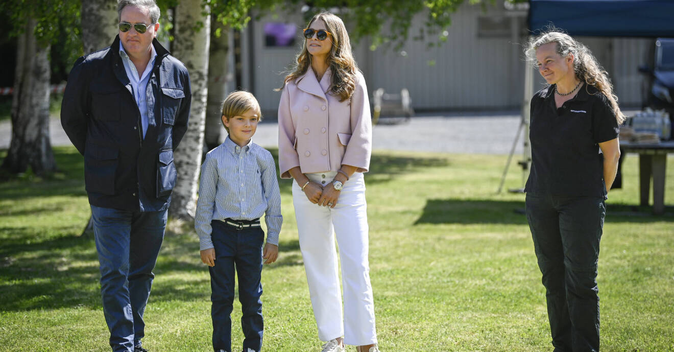 Prinsessan Madeleine med sonen prins Nicolas!