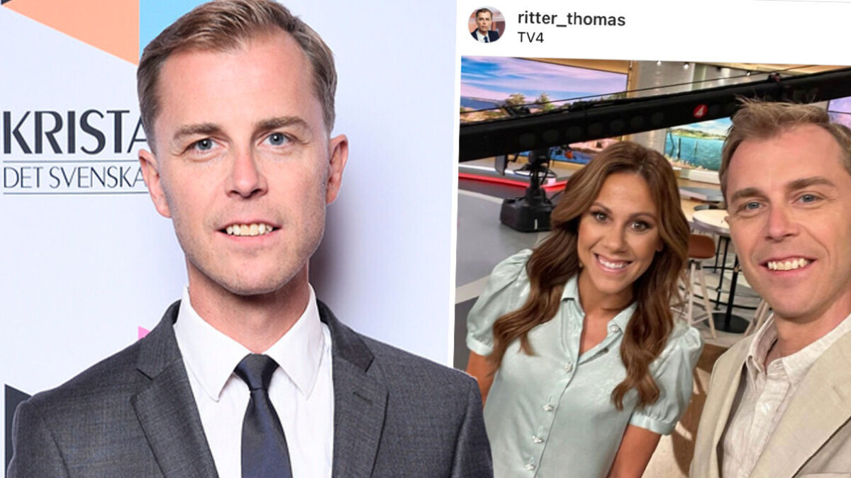Thomas Ritters okända familjeliv – gift med TV4-kollegan: ”Träffades på  jobbet” | Hänt