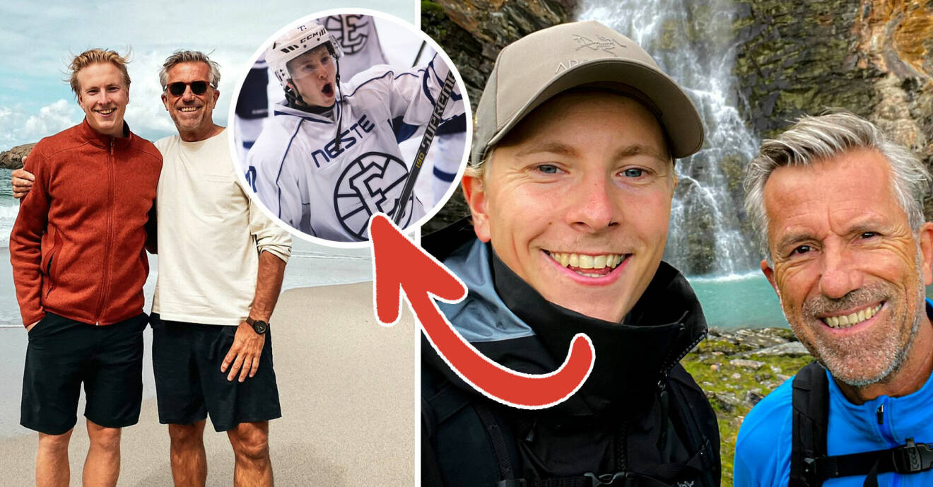 Janne, 27, var firad hockeystjärna och avslöjar nu relationen med 64-årige Rolf