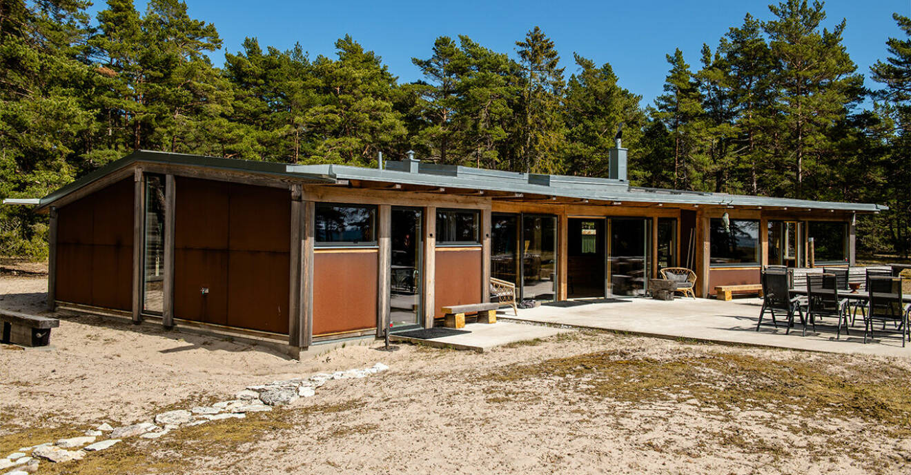 Strandkojan på Gotland.