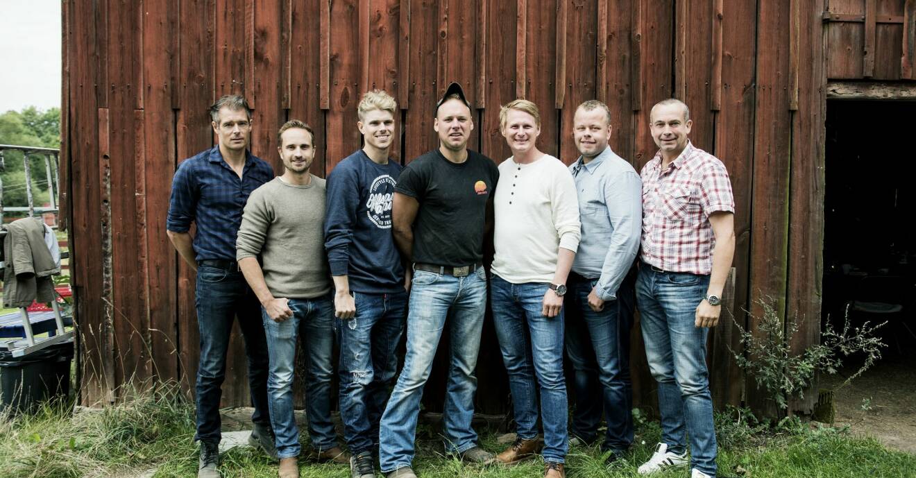 Stefan Hildingsson, marcus Andersson, Pontus Hugosson, Daniel Johansson, Olle Pallars och Johnny Andersson.