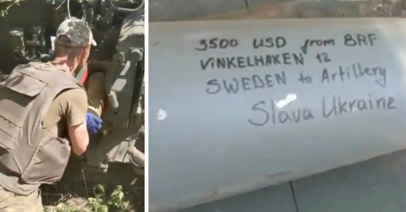 Svenska föreningen får ett tack från Ukraina – skjuter en artilleripjäs med deras hälsning