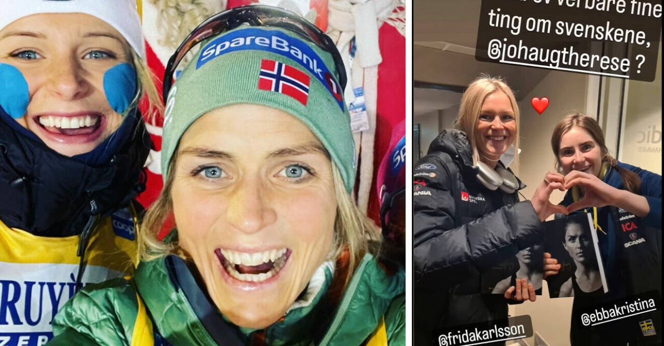 Frida Karlsson om pinsamma samtalsämnet med reportern Therese Johaug