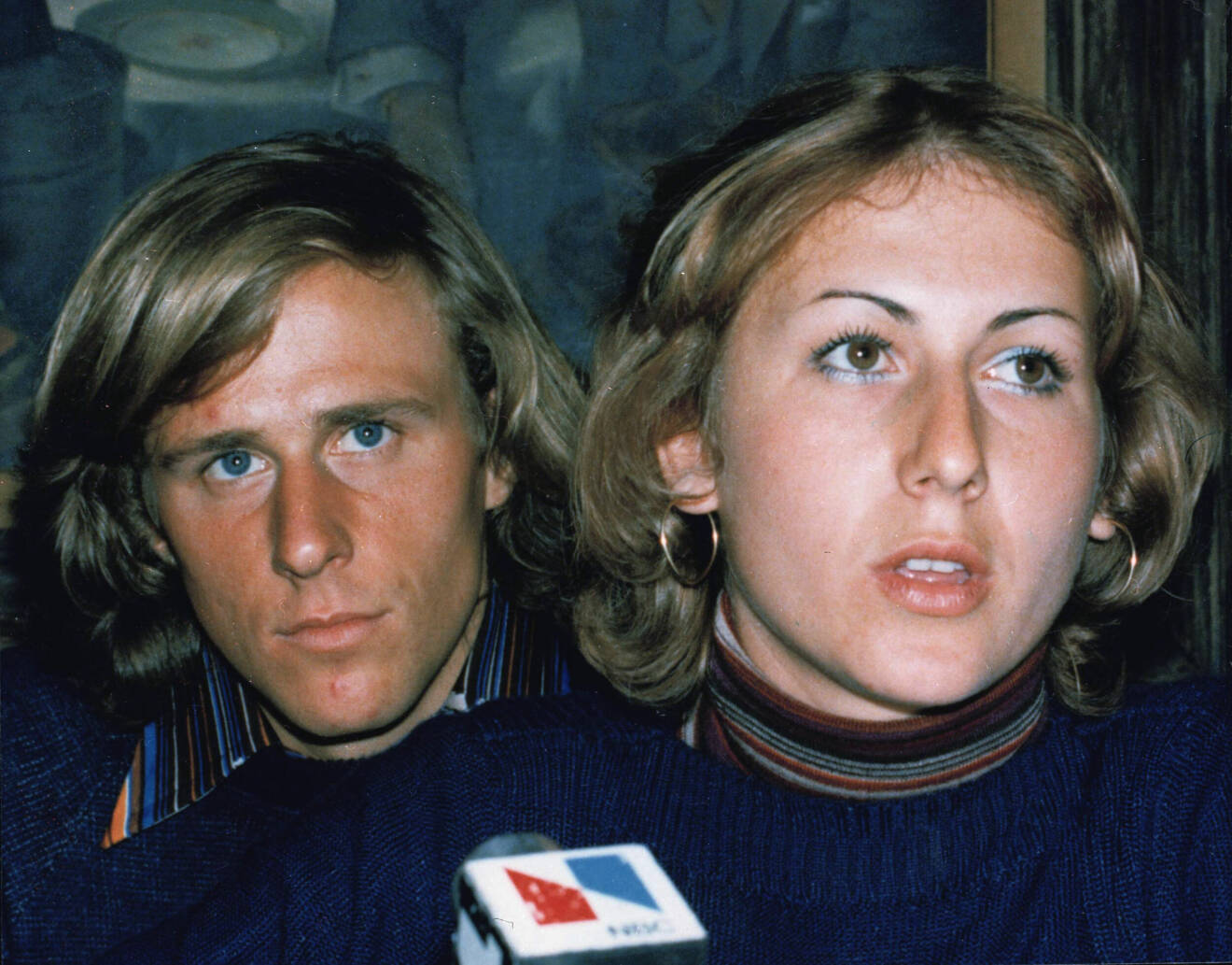 Björn Borg och Mariana Semionescu.