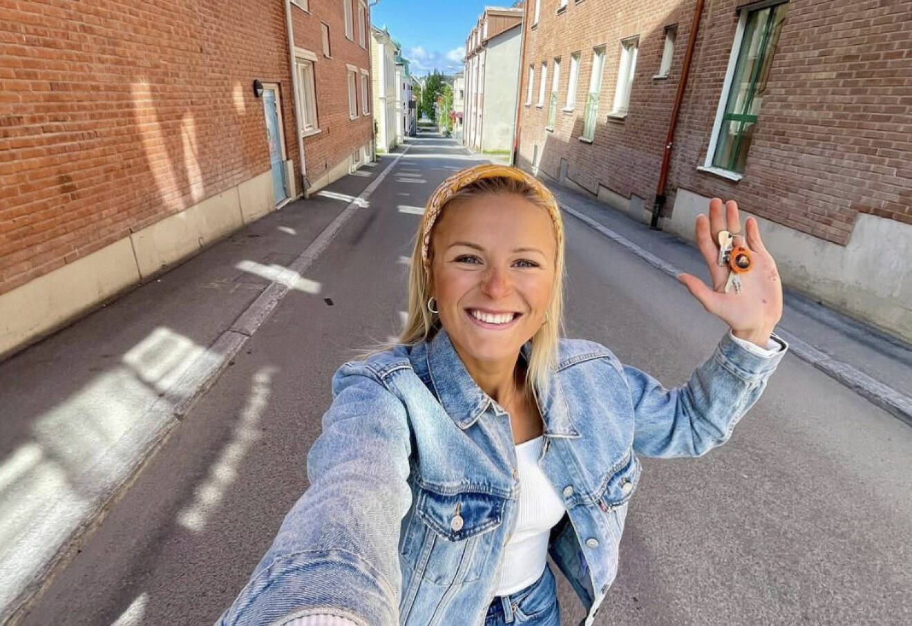 Frida Karlsson i Östersund. Staden som hon flyttade till inför sommaruppladdningen.