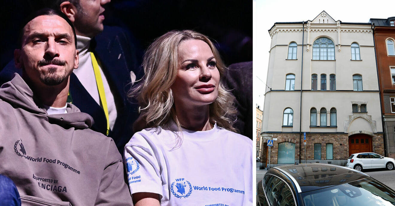 Zlatan Ibrahomivic och Helena Seger och deras fastighet som de köpte 2015.