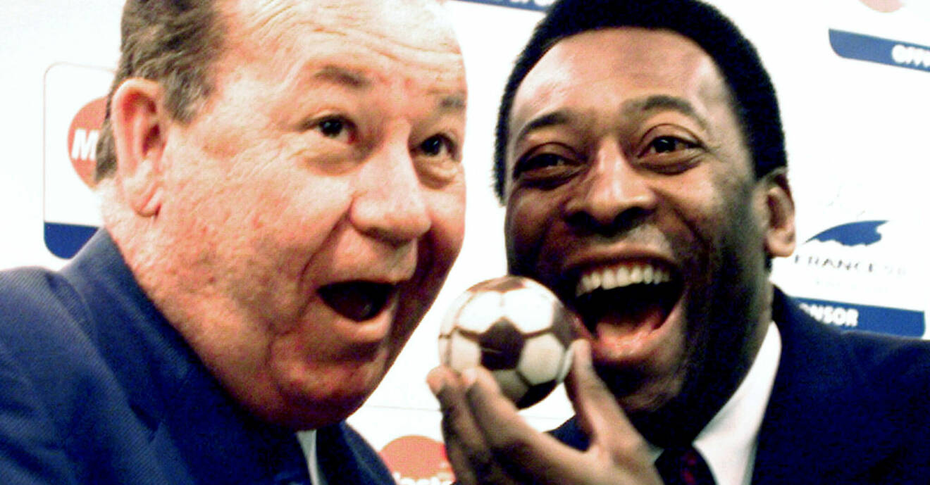 1998 firade dessa två herrar att det var 40 år sedan de dominerade under VM 1958 i Sverige.