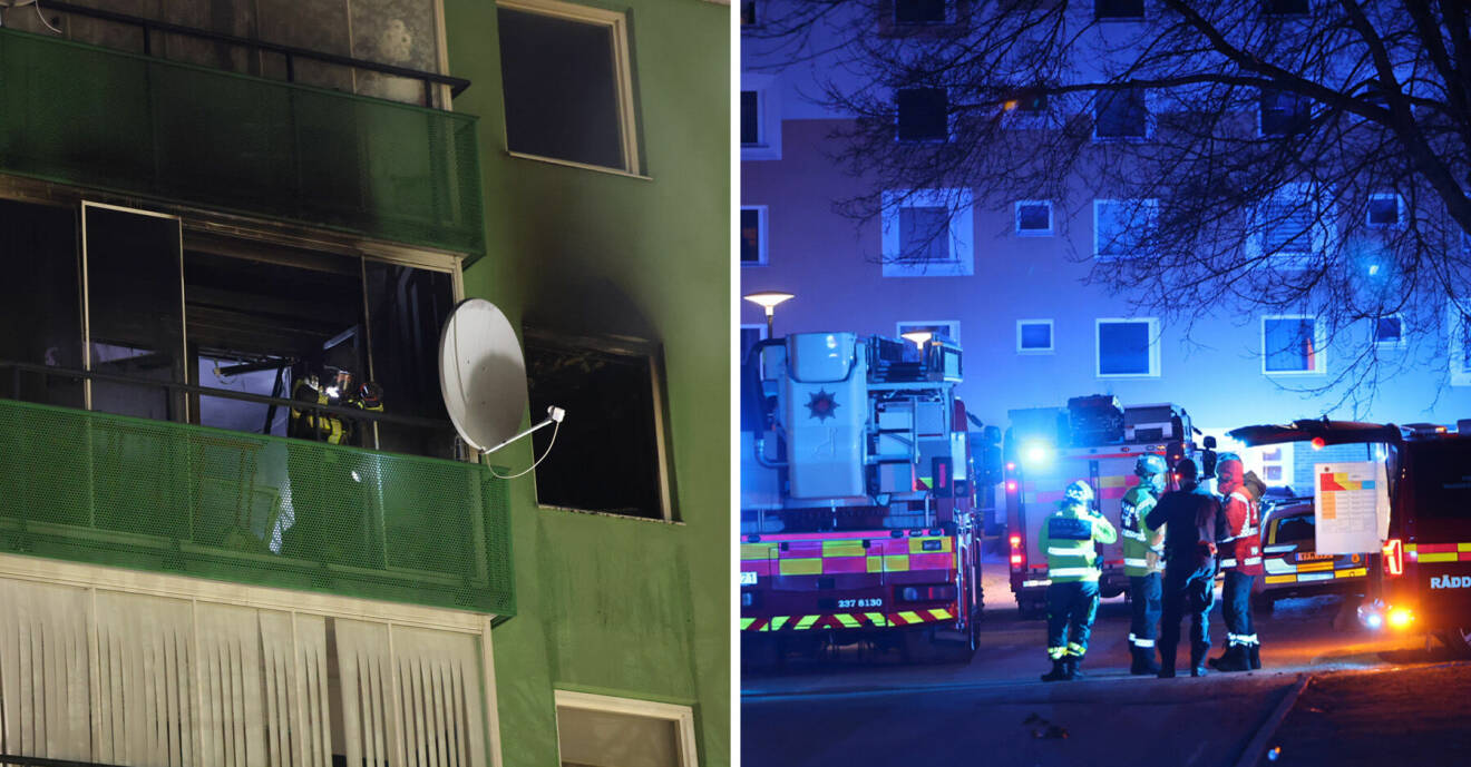 Två kvinnor döda efter lägenhetsbrand