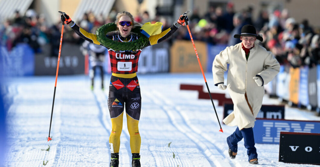 Hon vann Vasaloppet – trots fall och spya