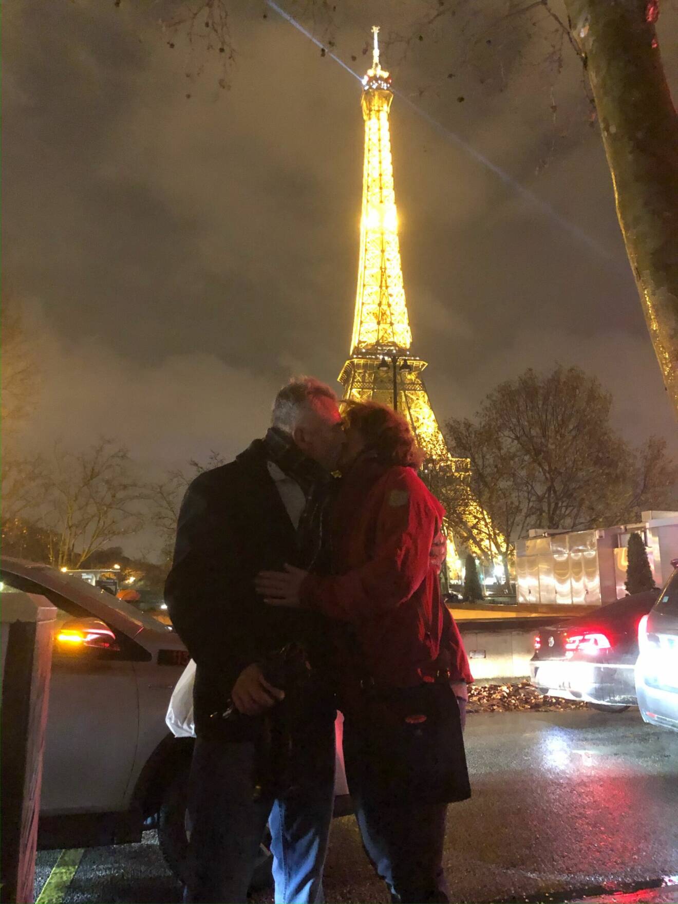Karin Granberg och pojkvännen Nic i Paris