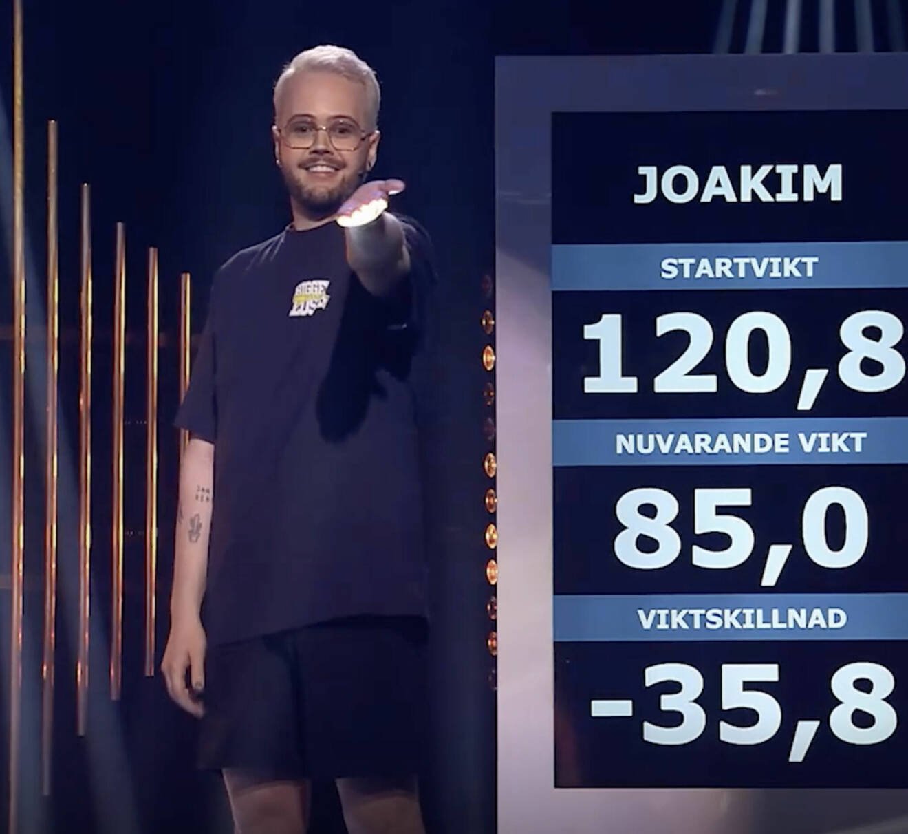 Joakim Isaksson Markström i Biggest loser
