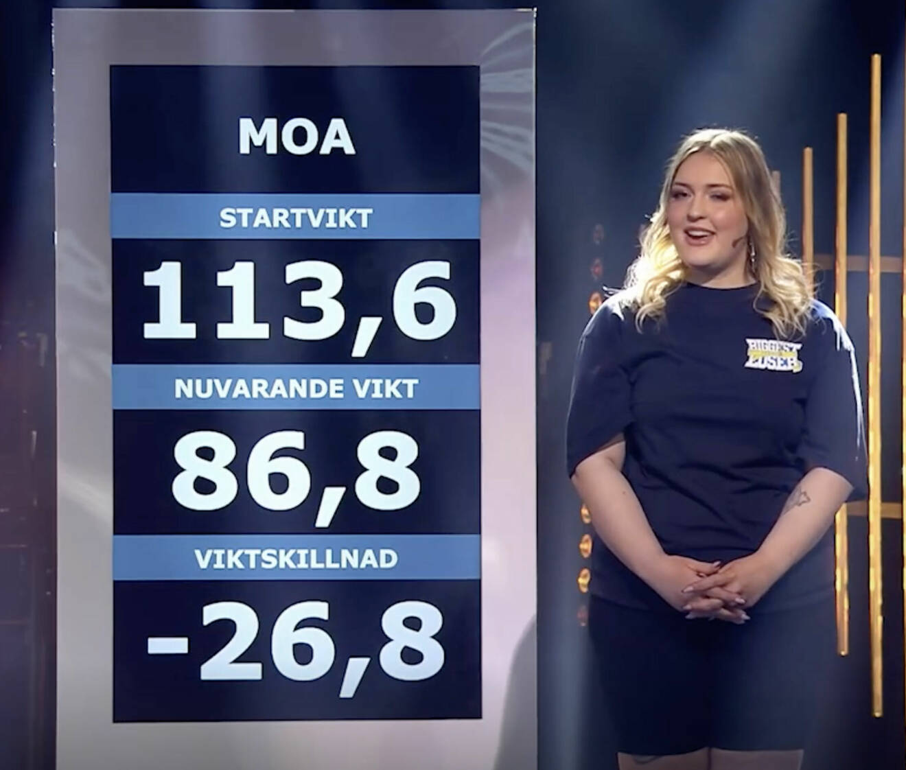 Moa Isaksson i Biggest loser