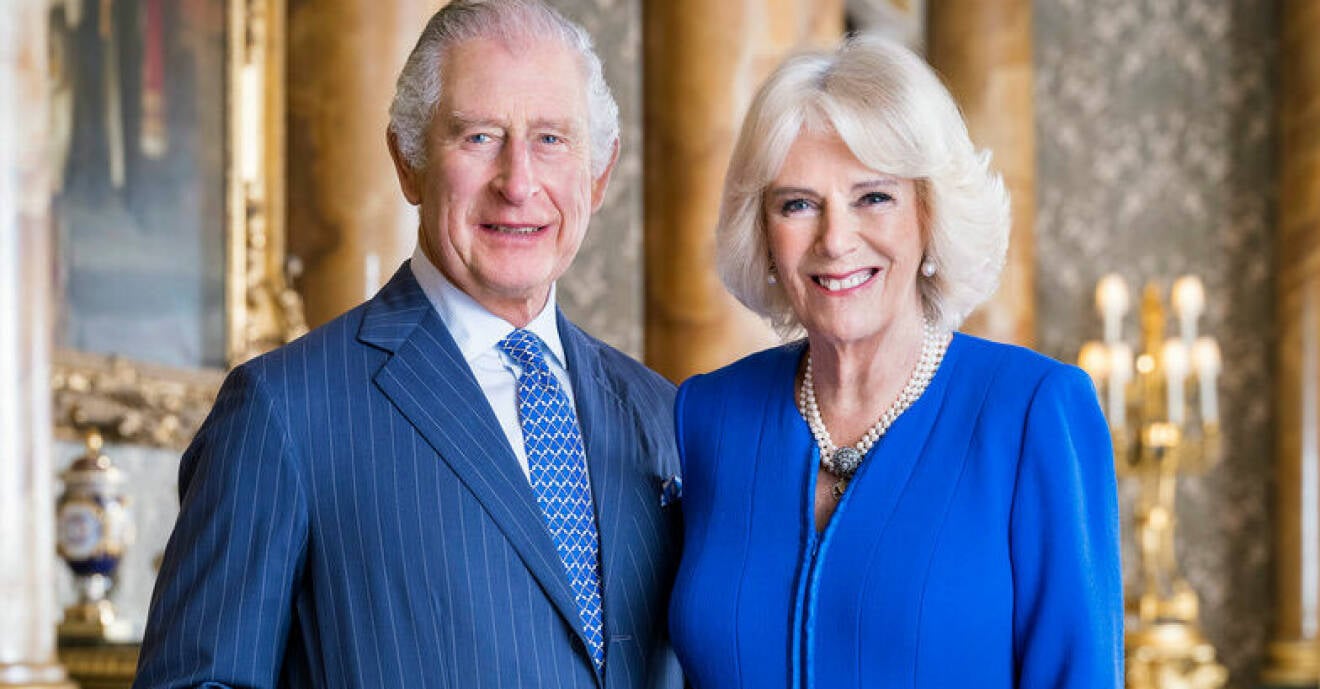 Kung Charles III och hans hustru drottning Camilla.