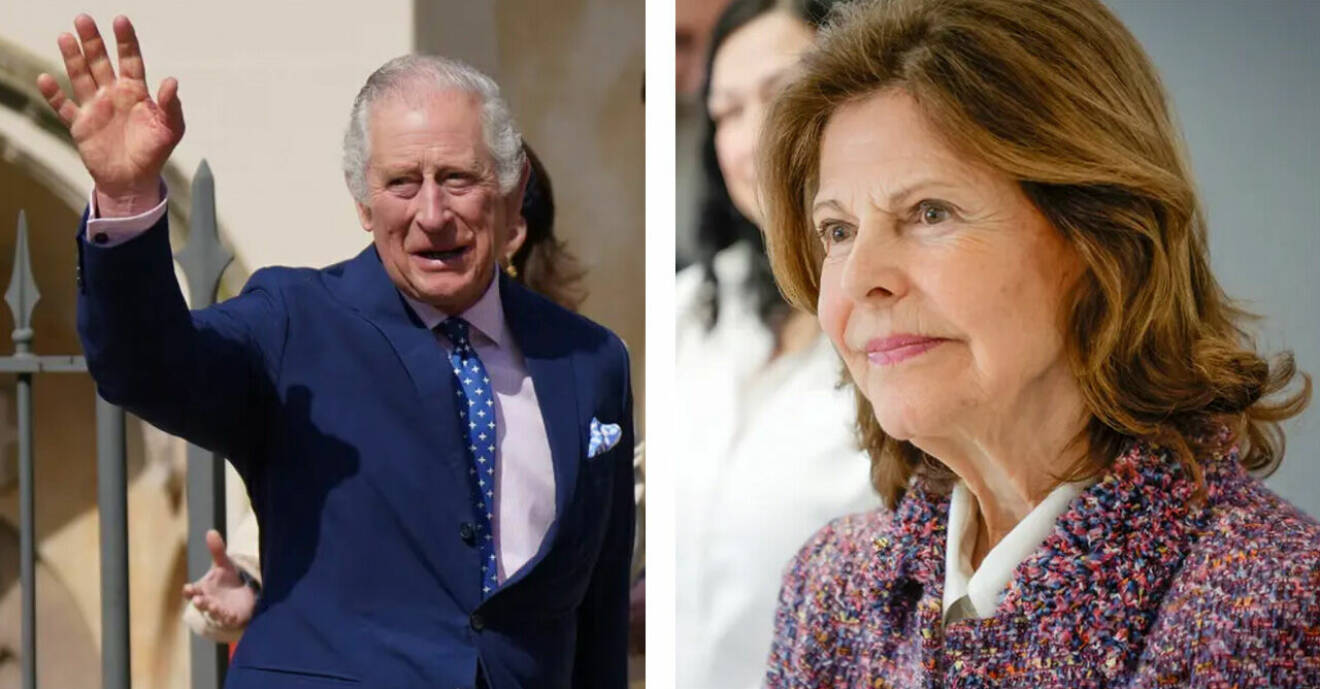 Kung Charles och drottning Silvia