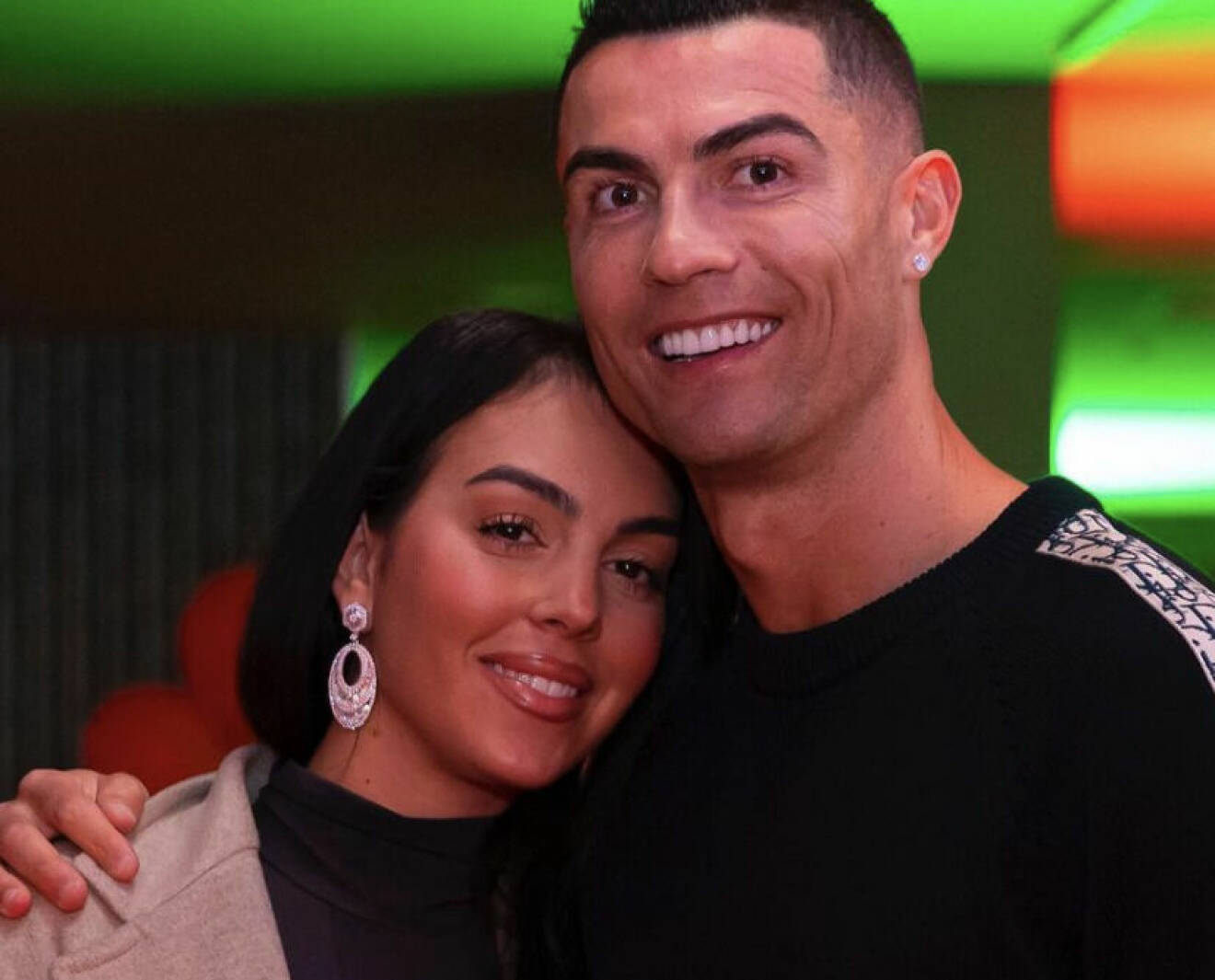 Cristiano Ronaldo och flickvännen Georgina Rodríguez.