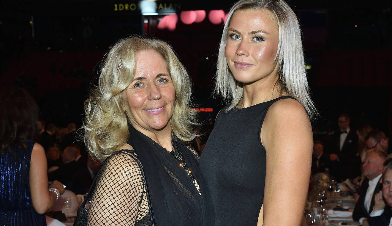 Bianca Salming och hennes mamma Katarina Pettersson (till vänster).