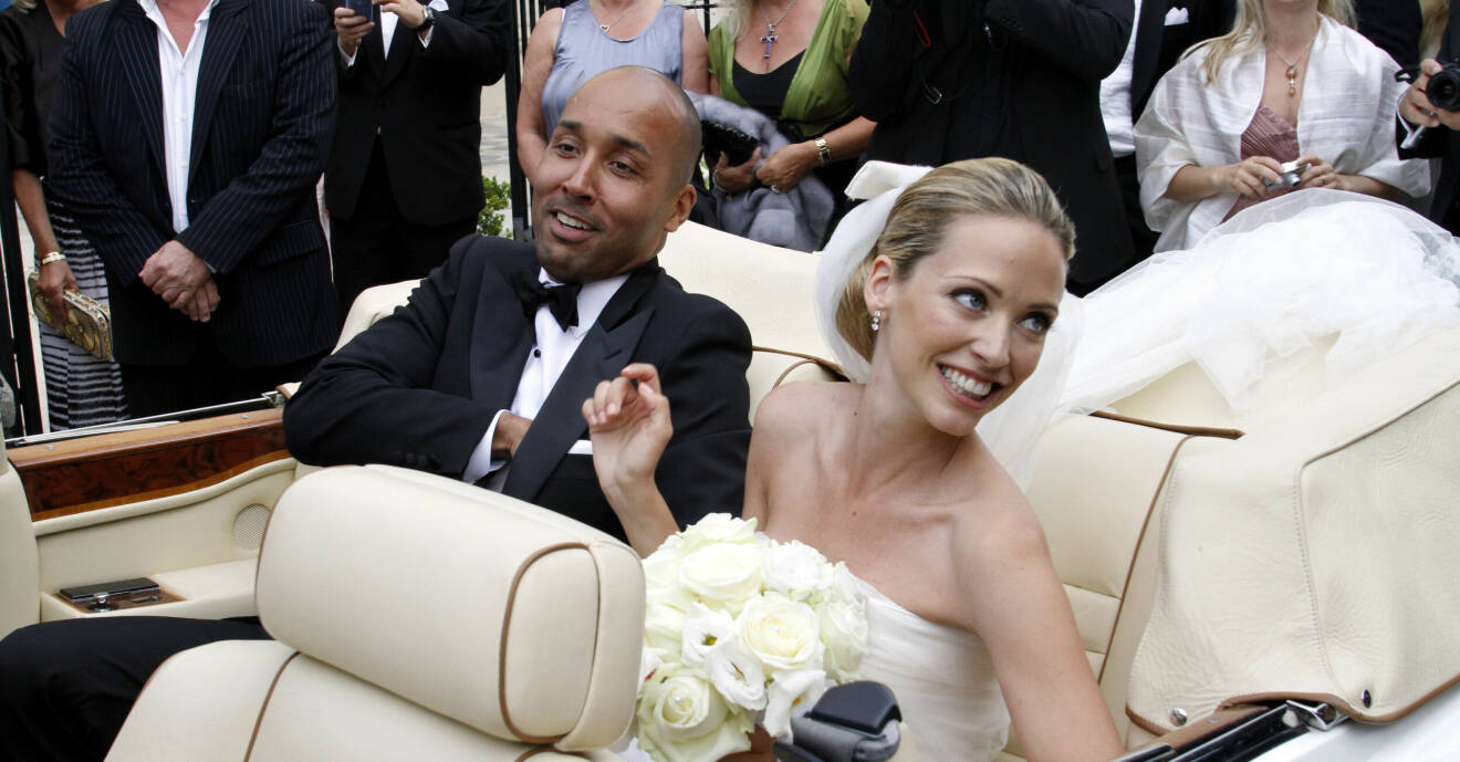 Martin Dahlin och Josephine Wallgren gifte sig i Frankrike 2010. Gästerna bussades över från Monte Carlo i Monaco.