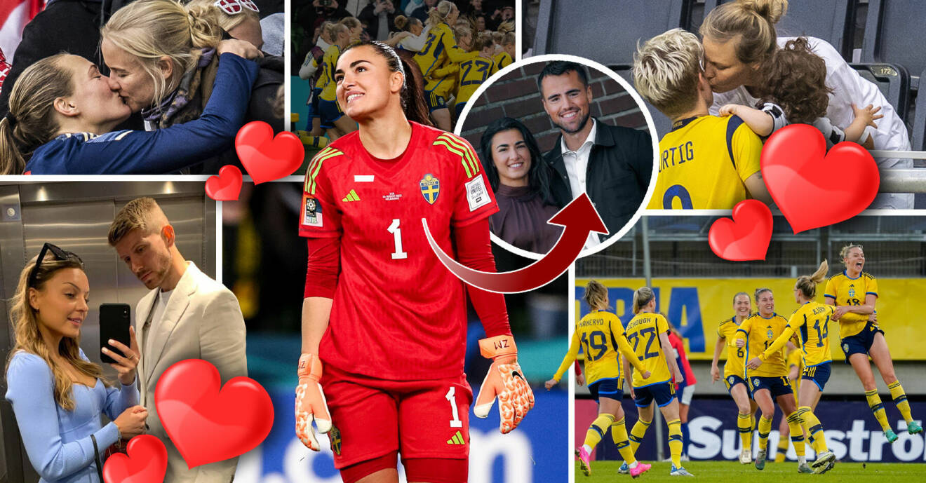 Sveriges VM-matcher ses av miljontals tittare – men spelarna har också ett stöd från deras partners.