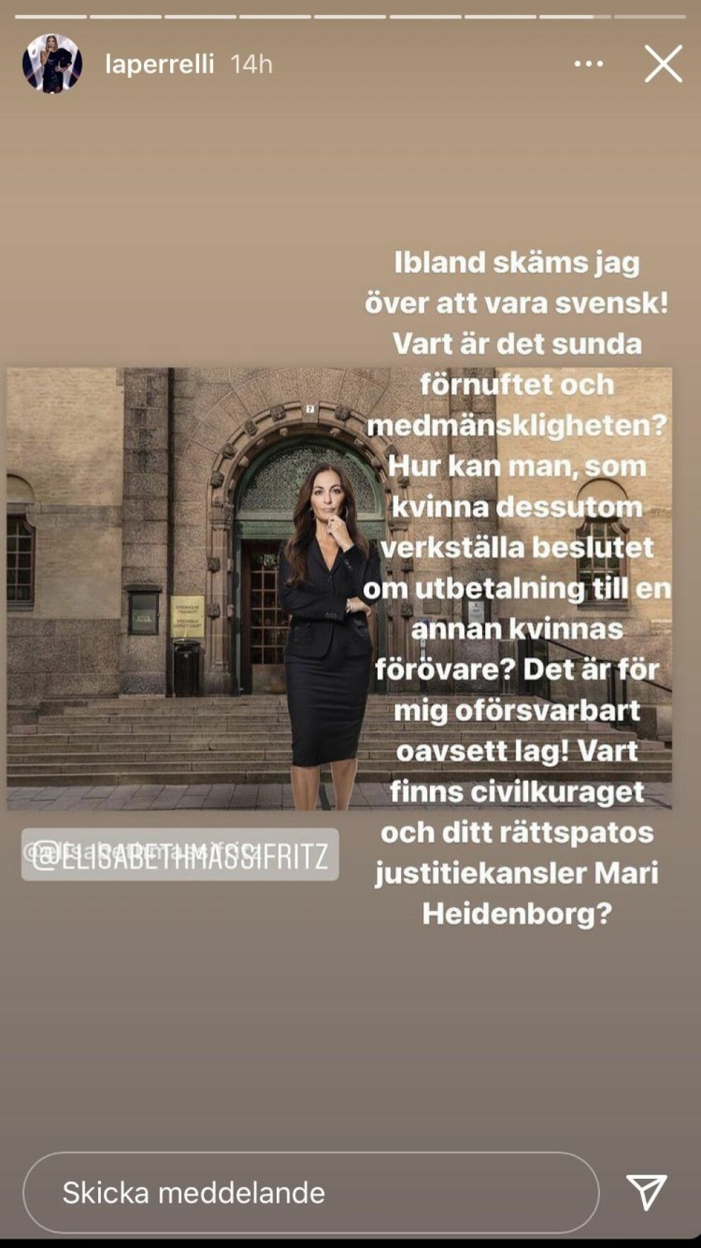 <span class=" italic" data-lab-italic_desktop="italic">Från Charlotte Perrellis <a target="_blank" href="https://www.instagram.com/laperrelli/">Instagram story </a>nyligen. </span> Från Charlotte Perrellis Instagram story
