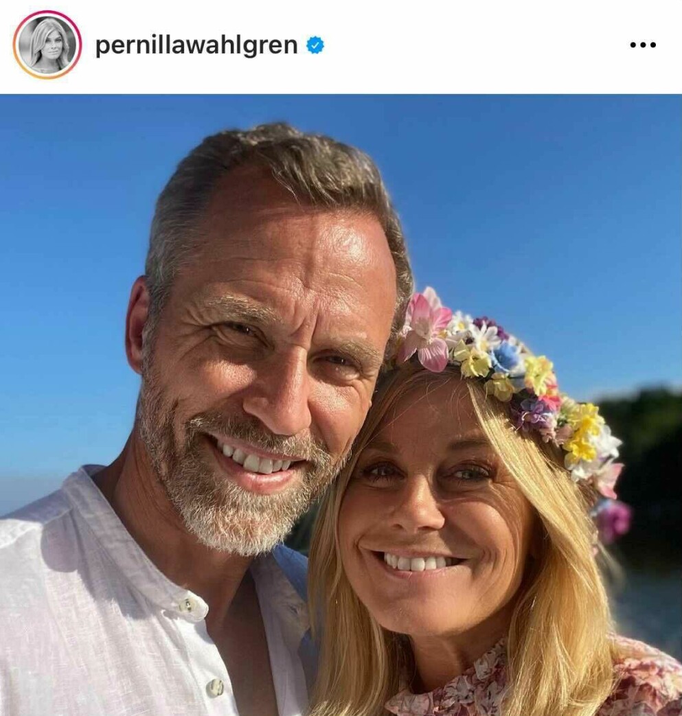 <span class=" italic" data-lab-italic_desktop="italic">Pernilla Wahlgren har svårt att sova när inte Christian Bauer är med. Foto: Pernilla Wahlgren/Instagram</span>