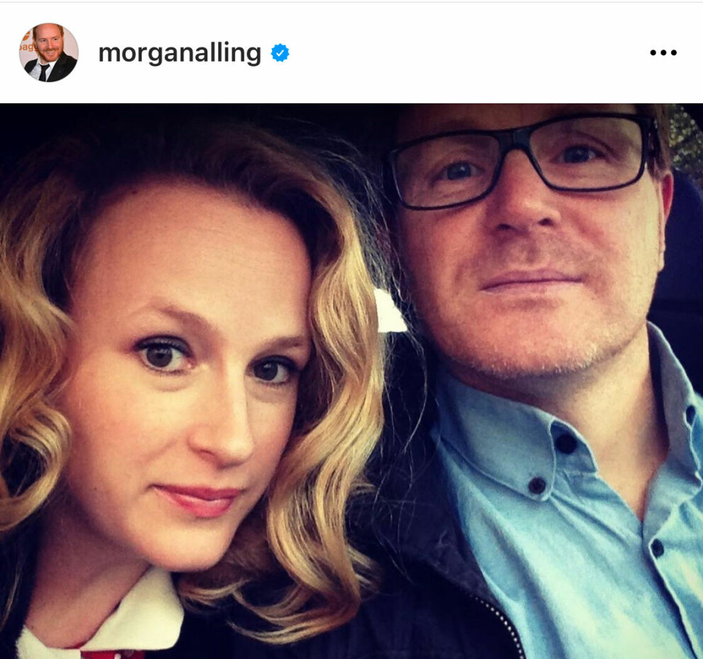 <span class=" italic" data-lab-italic_desktop="italic">Anna-Maria Dahl och Morgan Alling. Foto: Morgan Alling/Instagram</span>