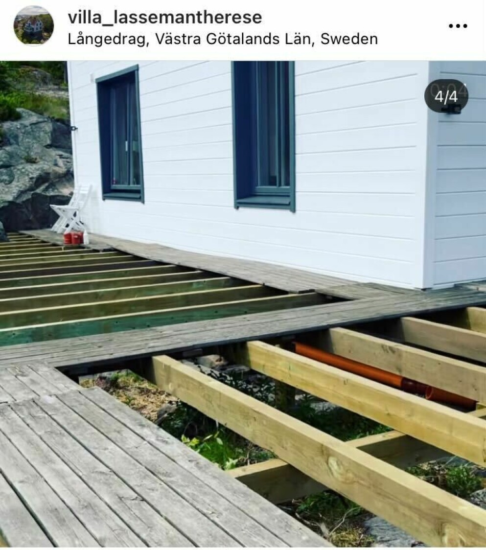 Här byggs det altan! altan