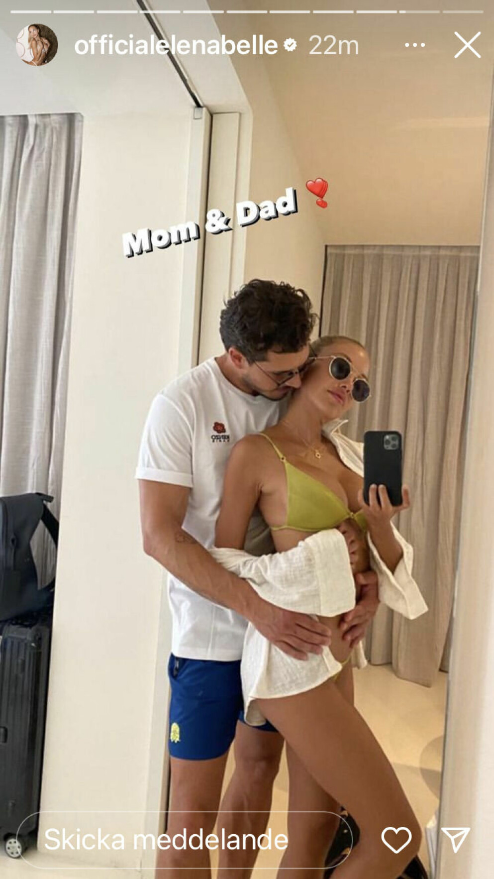 Elena med Gleb. Elena