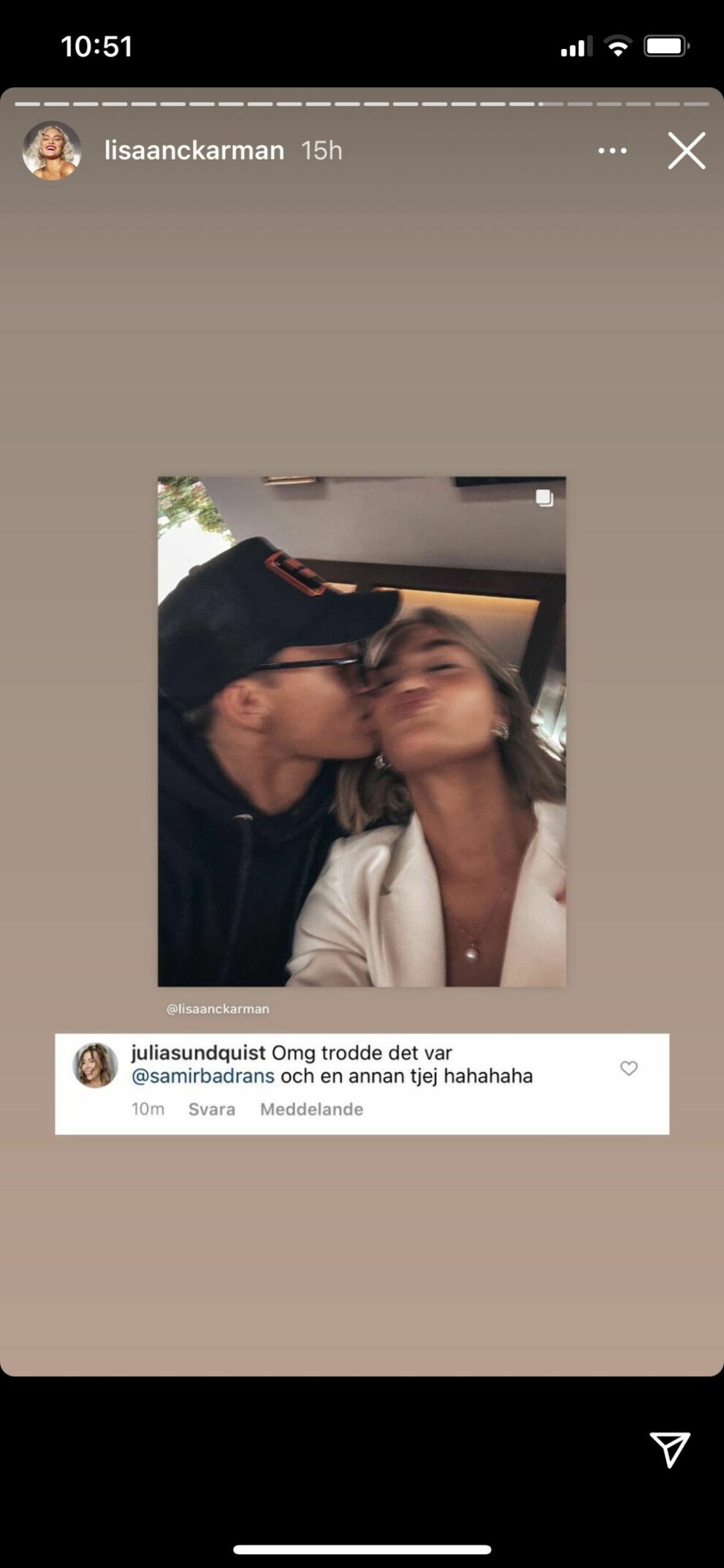 Bilden som chockade Julia. Instagram