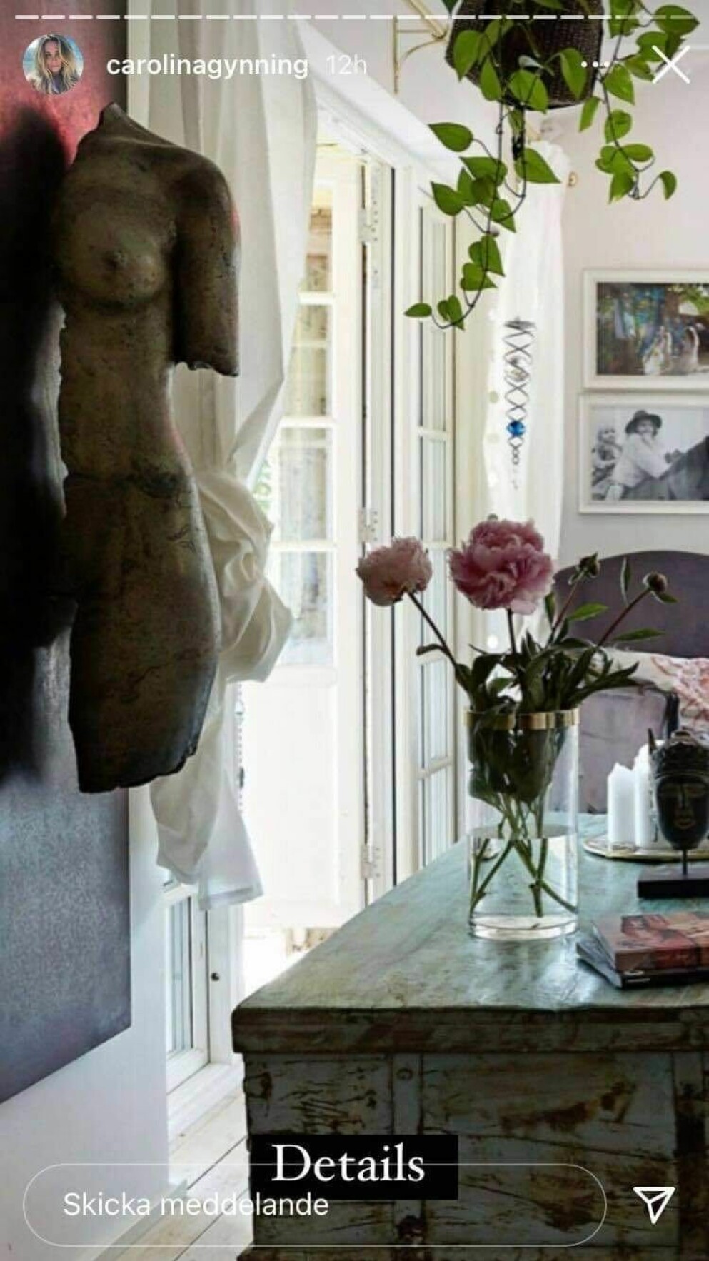 Detaljer i hemmet.