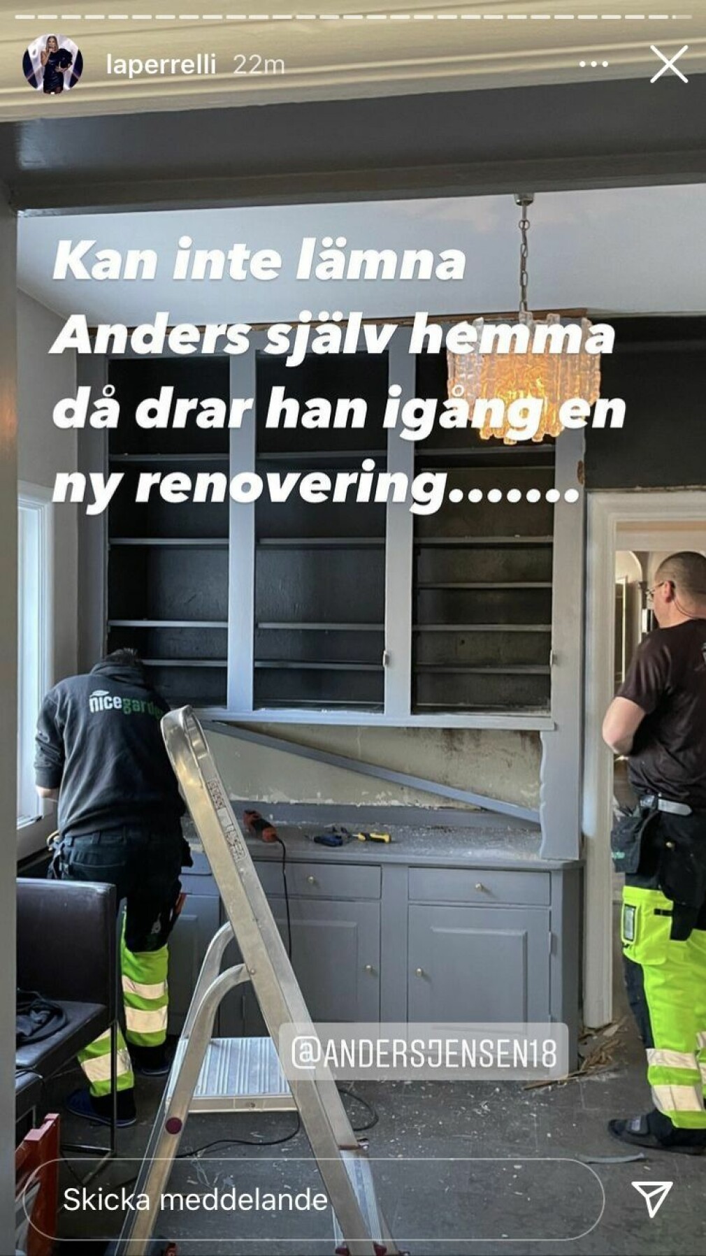 Charlotte avslöjar en detalj med Anders. Charlotte Perrellis instagram