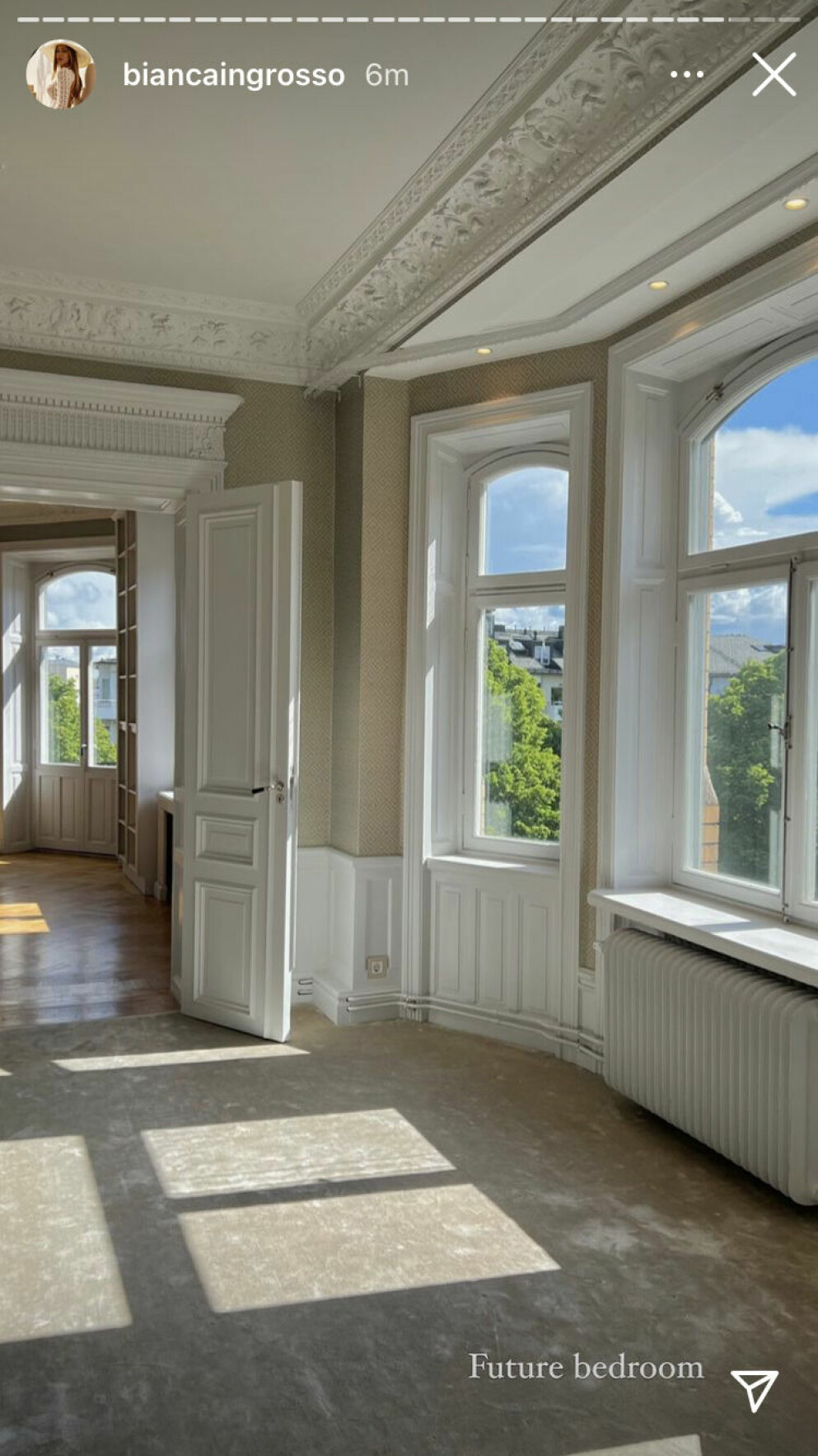 Framtida sovrum. Biancas nya lägenhet!