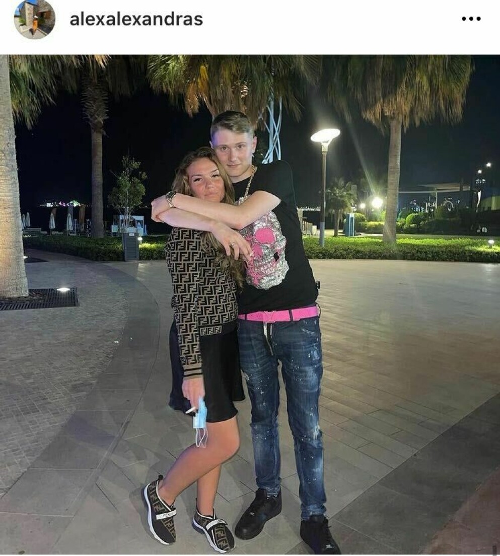 Alexandra och Einár.