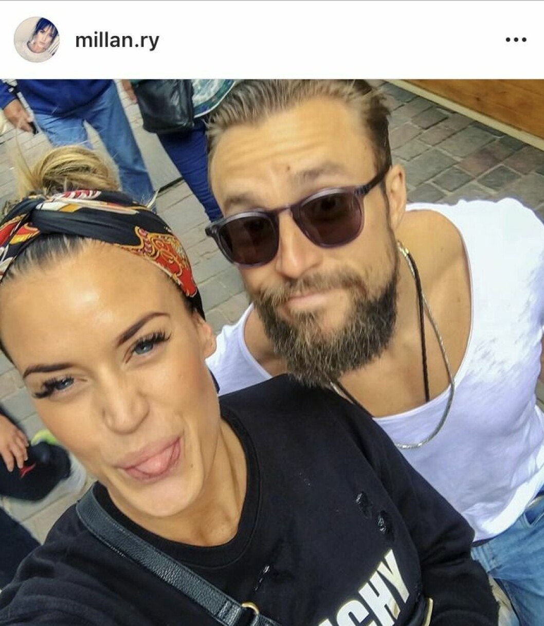 Paret började dejta innan Sebastian åkte iväg till Robinson. Sebastian Larsson med flickvännen Emilia Widell
