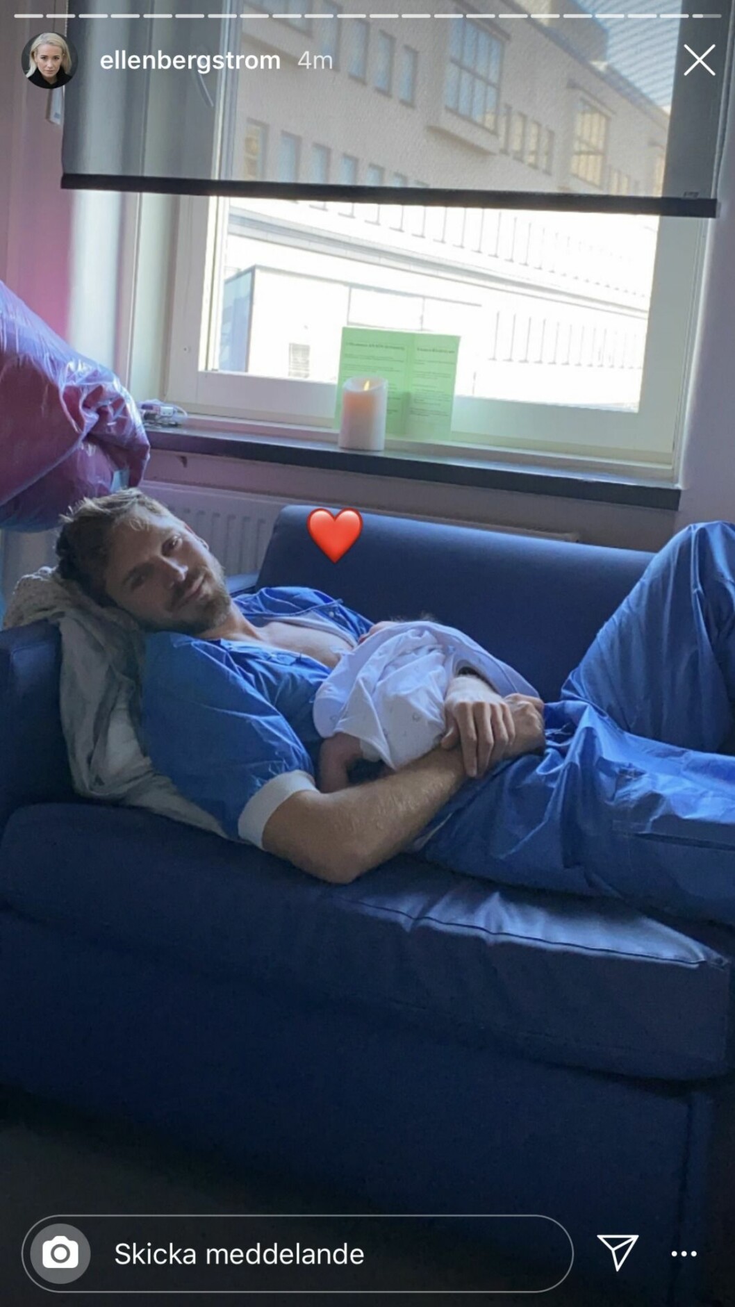 Första bilden på Niclas Lij och dottern