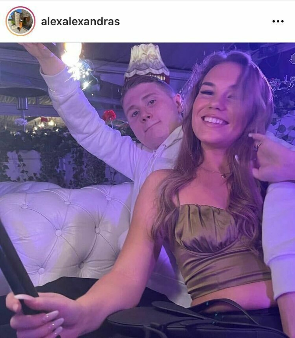 Einár och Alexandra tillsammans.