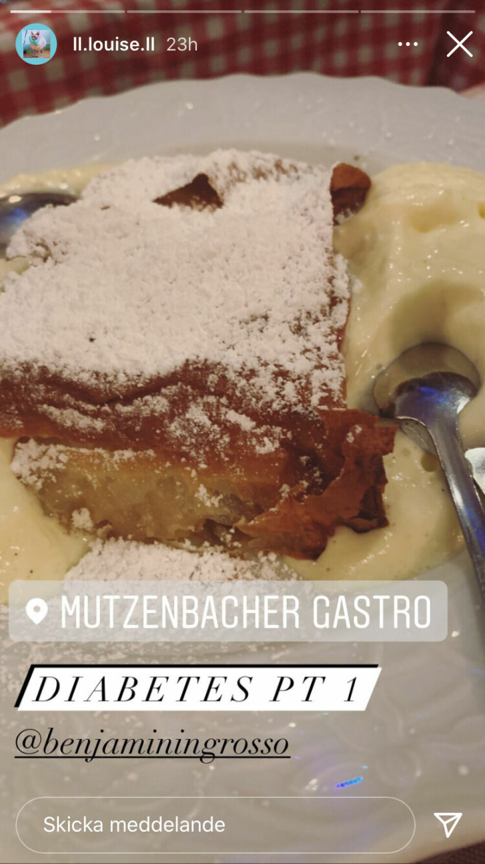 Det blev i vanlig ordning en och annan dessert. Benjamin älskar efterrätter. LOUISE LINDBERG