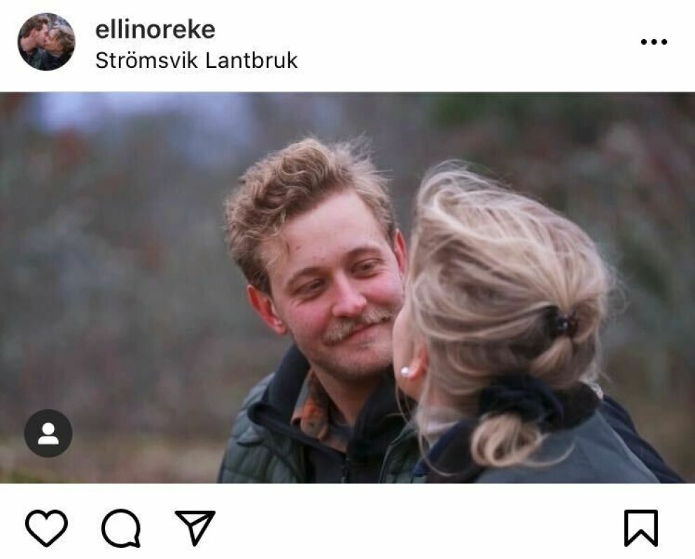 Ellinor och Filip tillsammans. Ellinor och Filip