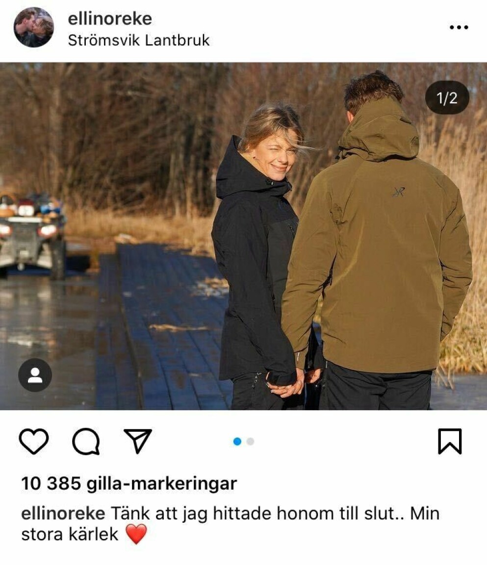 Ellinor och Filips kärlekslycka. Ellinor och Filip