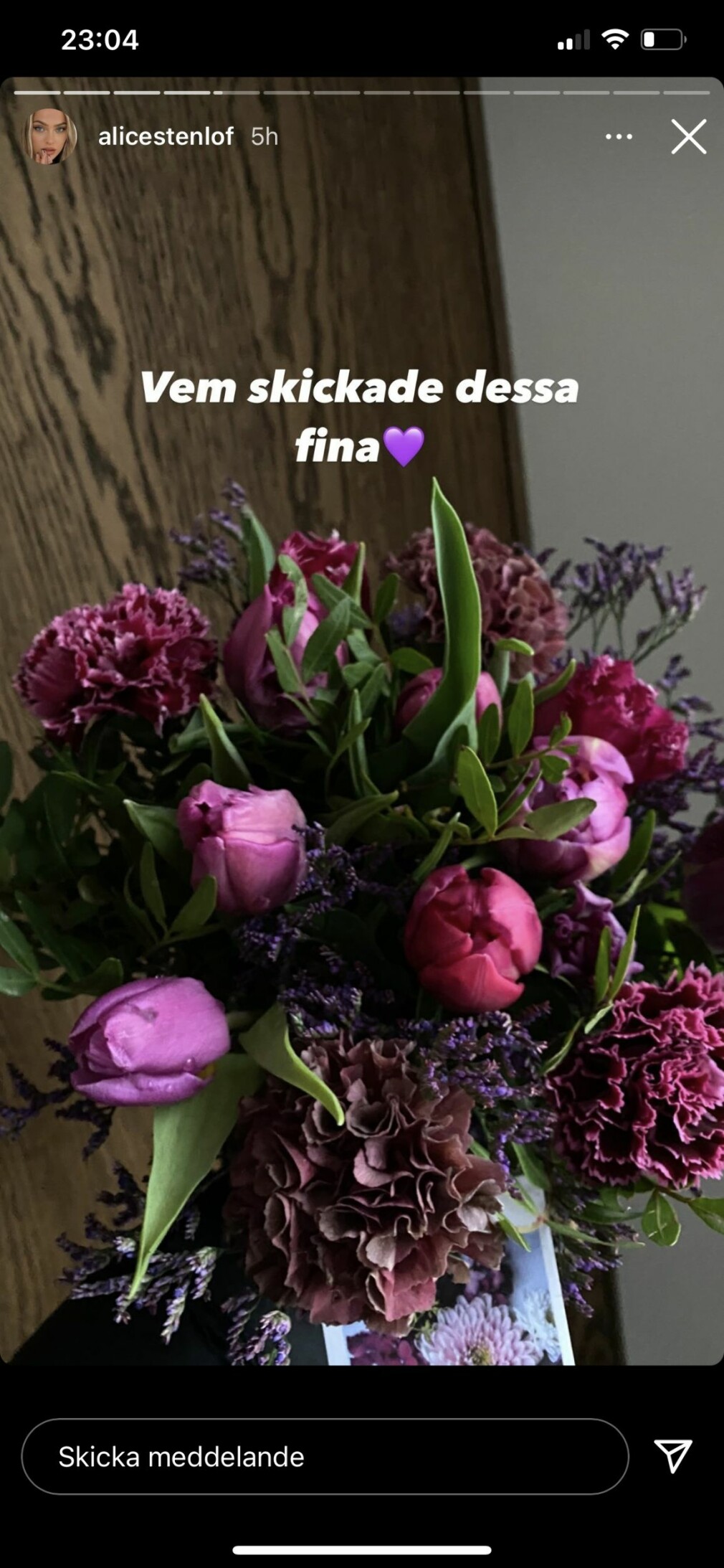 Den fina kärleksgesten. Instagram